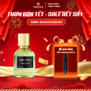 Nước hoa Amited Gold N3