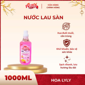 NƯỚC LAU SÀN THIÊN NHIÊN REXXY – HOA LYLY 1000ML