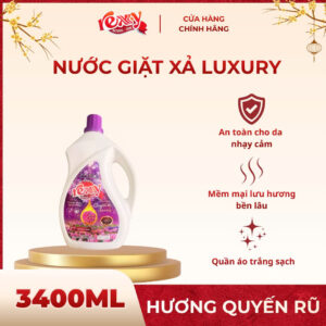 NƯỚC GIẶT XẢ REXXY 6IN1 – THƠM LÂU, SẠCH MỀM, CHUẨN HƯƠNG NƯỚC HOA